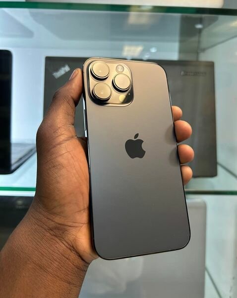 Phone 14Pro max in dark gray color