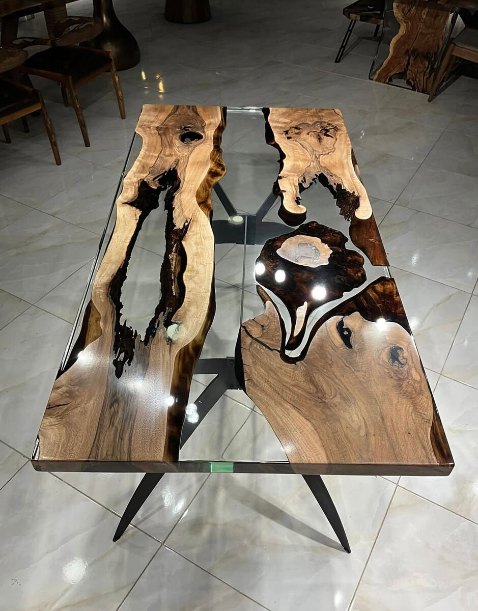 Table en bois massif design