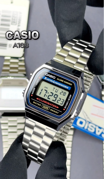 Оригинальные Casio A168 часы 