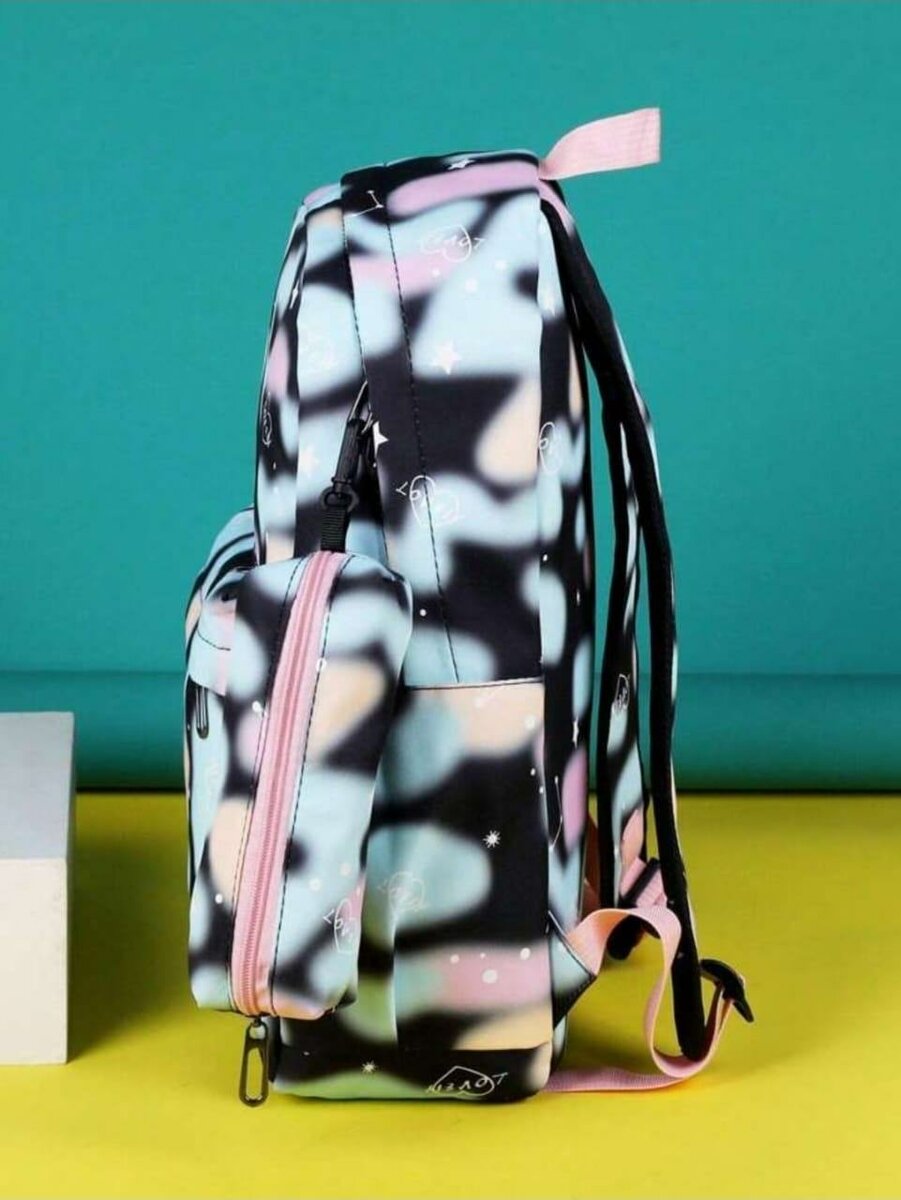 Ensemble sac à dos coloré