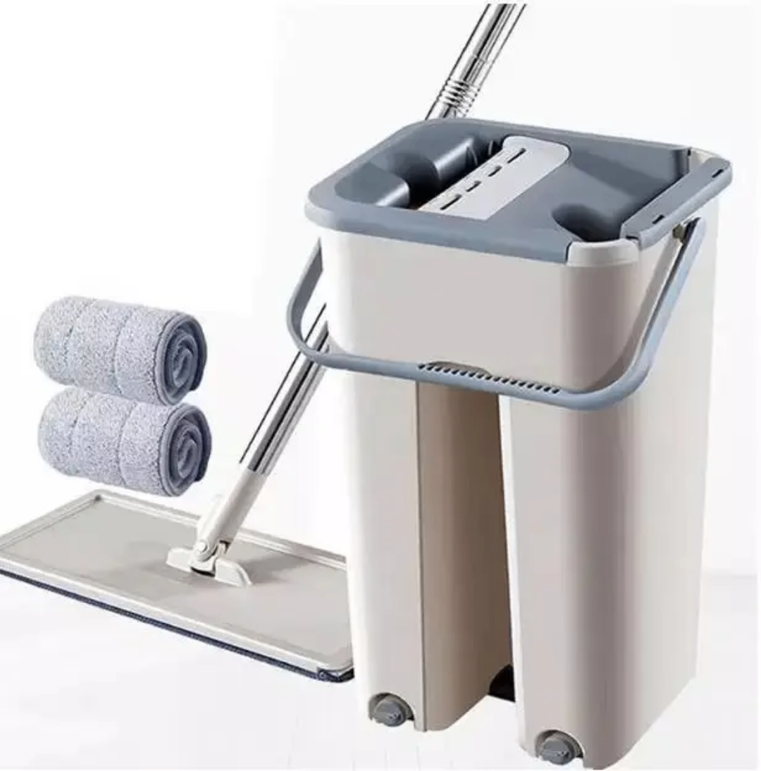 Balai Plat avec Seau Essoreur