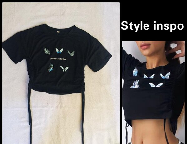 Salaula crop tops and tops