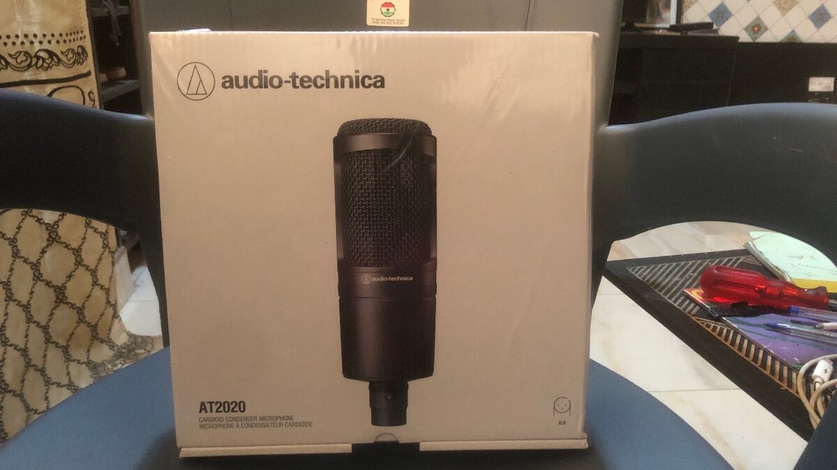 Audio Technica studio microphone