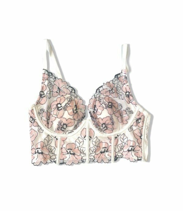 Soutien-gorge brodé floral