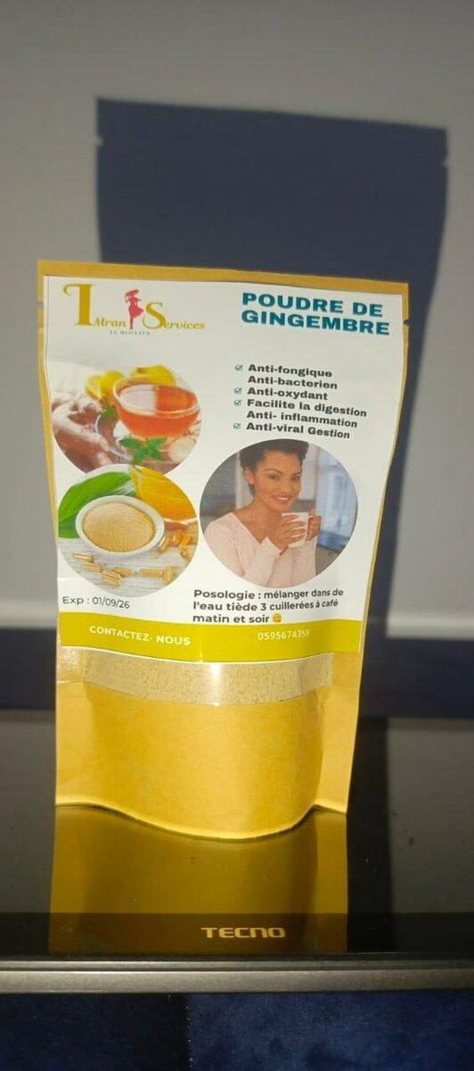 Poudre de Gingembre Bio