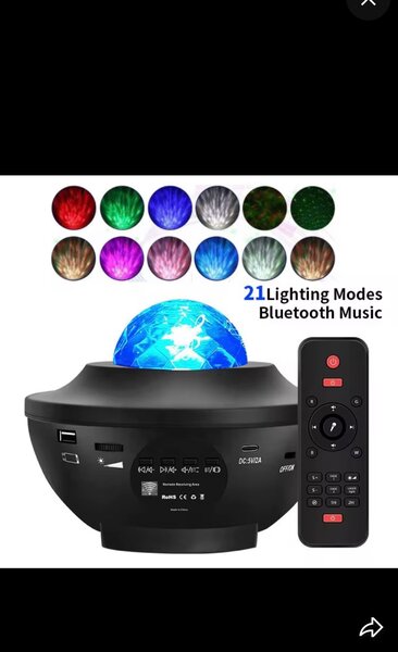 Projecteur lumineux Bluetooth