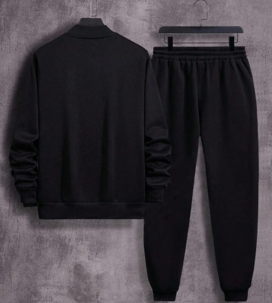 Men's fleece zipper track suit  with free home delivery