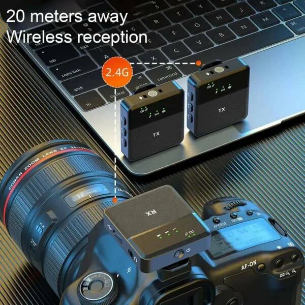 Microphone sans fil pour smartphone