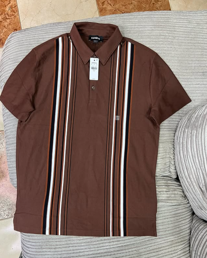 Polo T-shirt brown