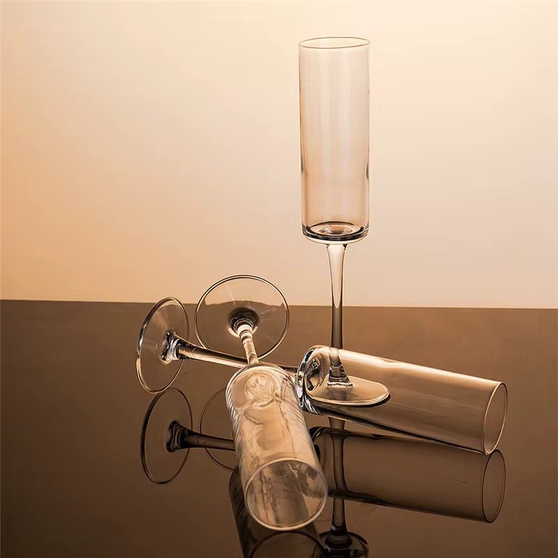 Verres à champagne élégants