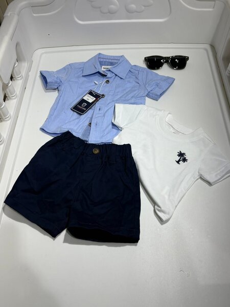 Ensemble d'été garçon 3 pièces