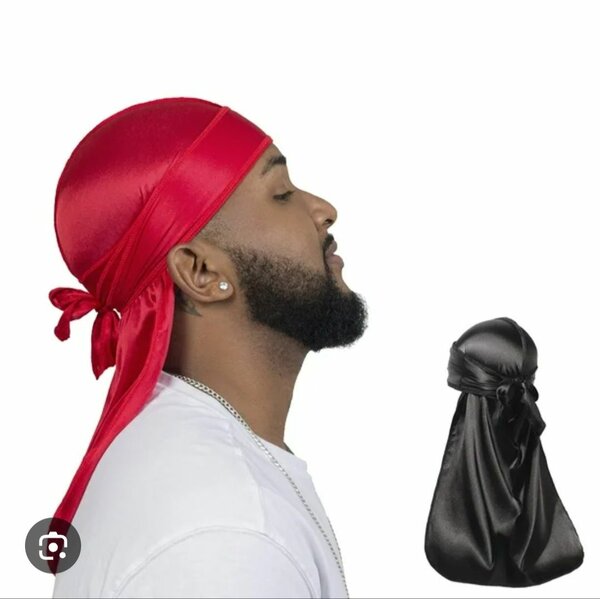 Durag en satin multicolore