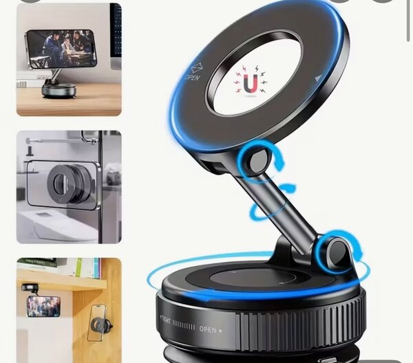 Support magnétique ajustable pour téléphone