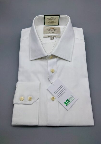 HAWES AND CURTIS PREMIUM WHITE SHIRT FOR MEN