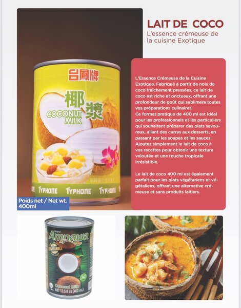 Lait de Coco Typhoon 400ml
