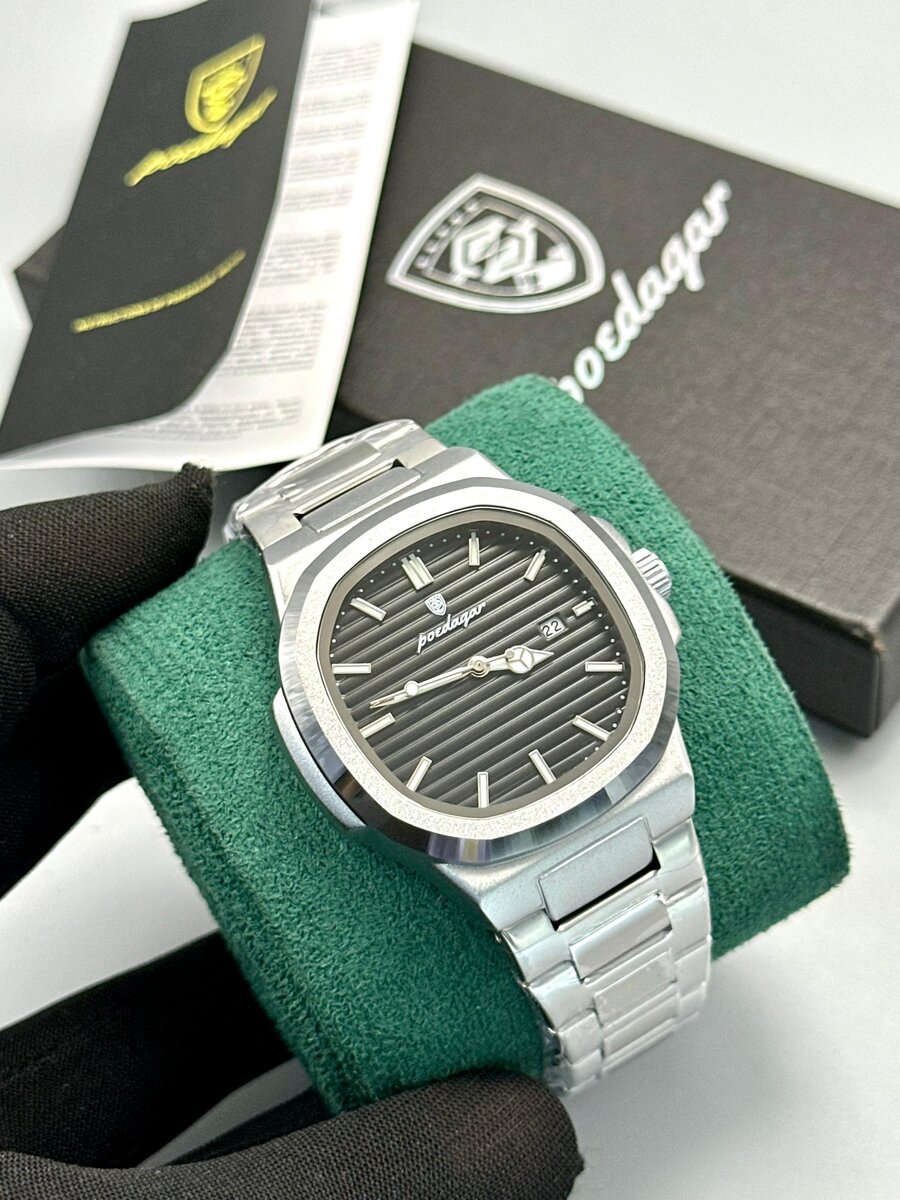 Montre homme élégante acier