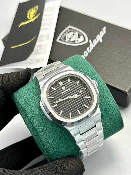 Montre homme élégante acier