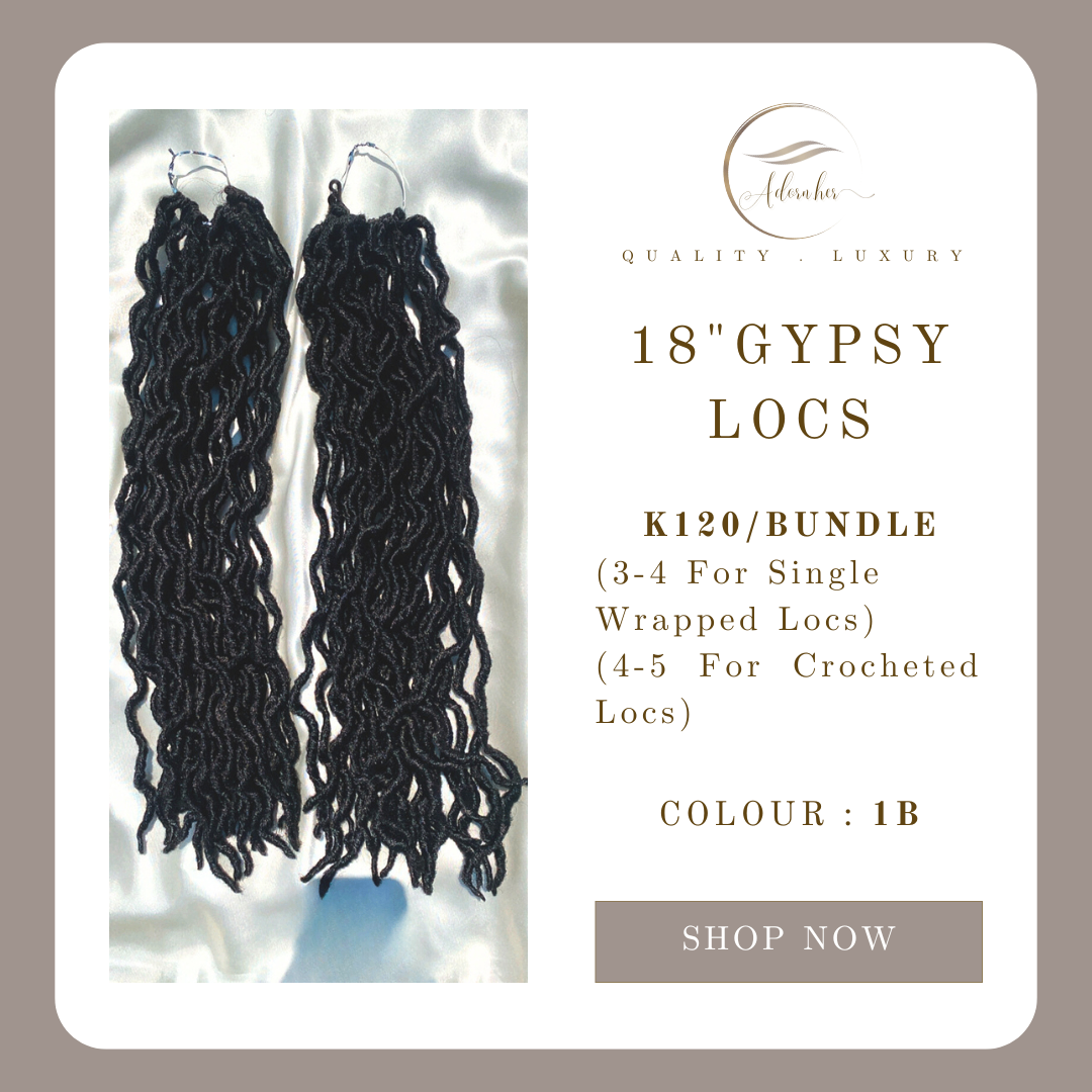 18 inch Gypsy Locs - Colour #1B