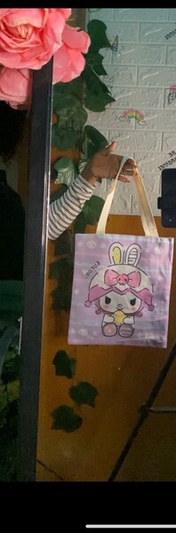 Tote bag à motif animé