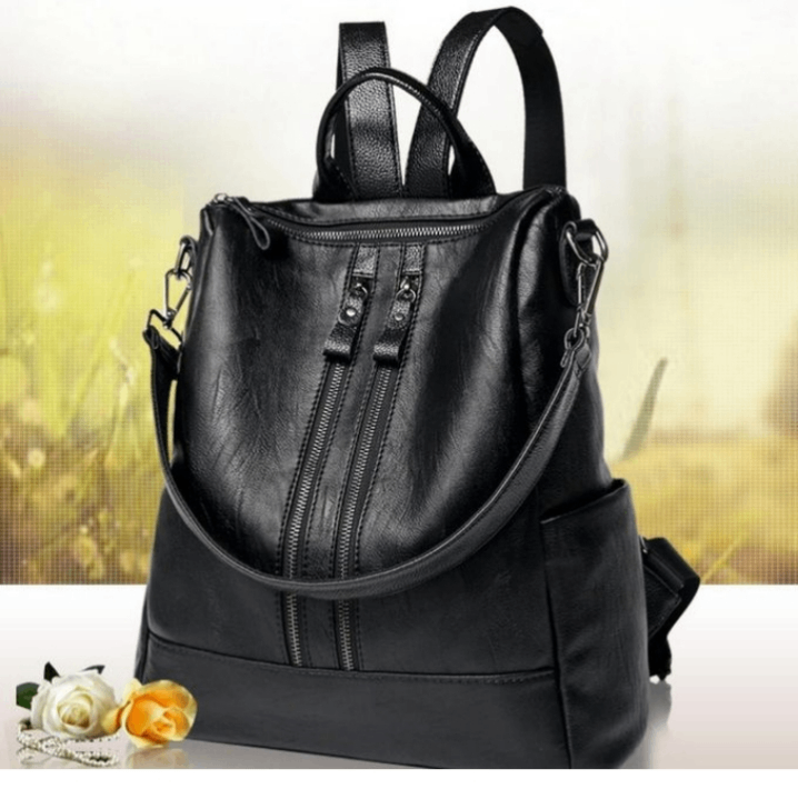 Sac à dos en cuir élégant