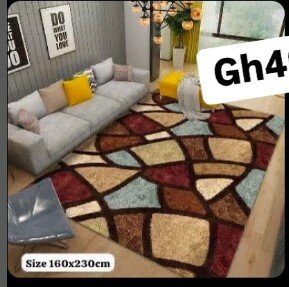 Beautiful and cozy patterned carpet