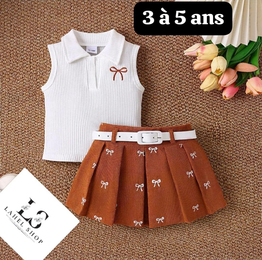 Jupe et haut pour fille