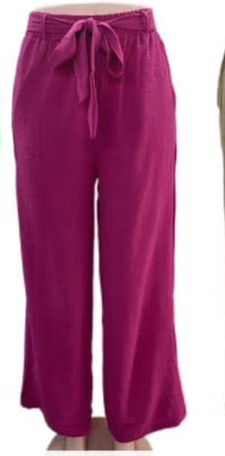 Wide trouser purple
