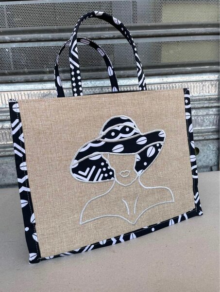 Sac Tote en Jute Artisanal