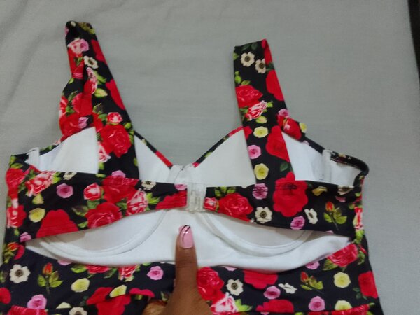 Bralette florale colorée