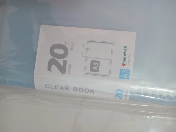 Classeur Clear Book A3 20 Poches
