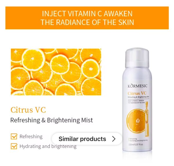 HYALURONIC & CITRUS VC FACE TONER