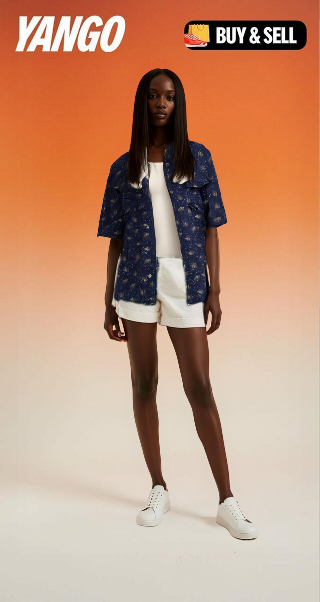 Chemise à motifs élégante