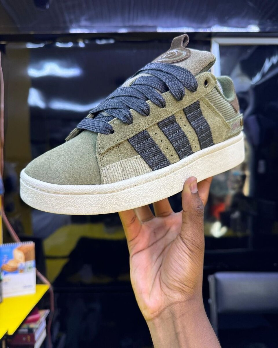 Baskets unisex vertes stylées