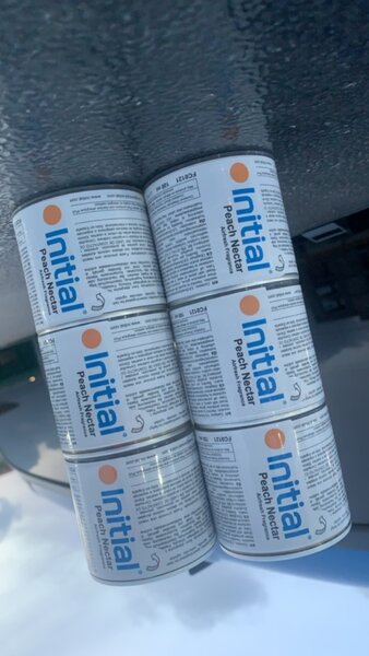 Initial peach nectar car air refresher