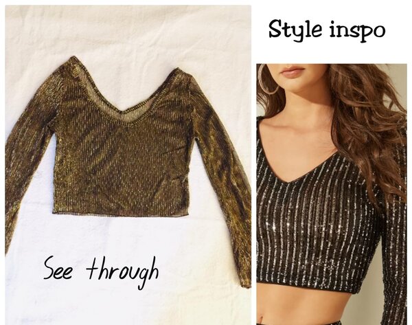 Salaula crop tops and tops