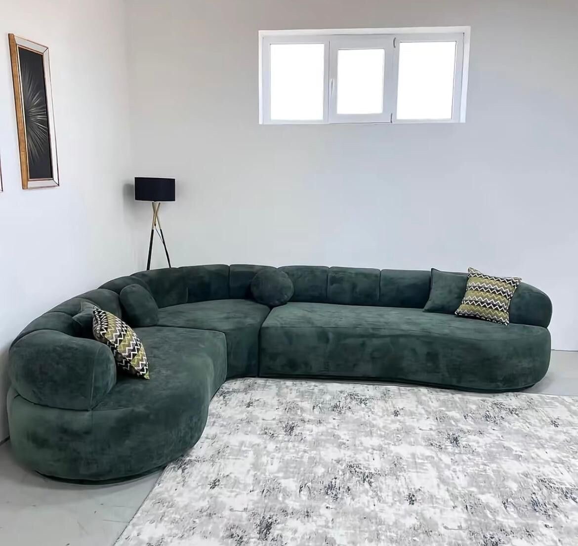 Canapé d'angle modulable élégant