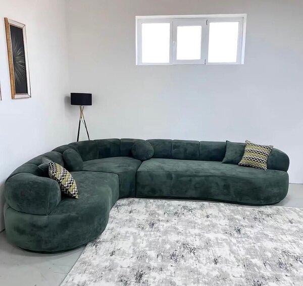 Canapé d'angle modulable élégant