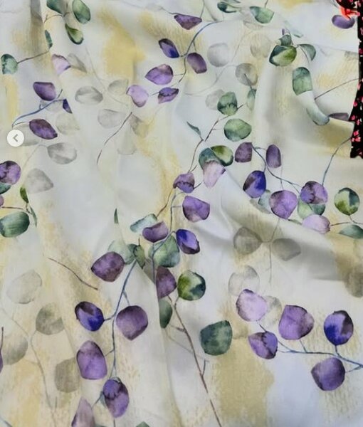 Красивая ткань для пошивая одежды Бельмондо штапель