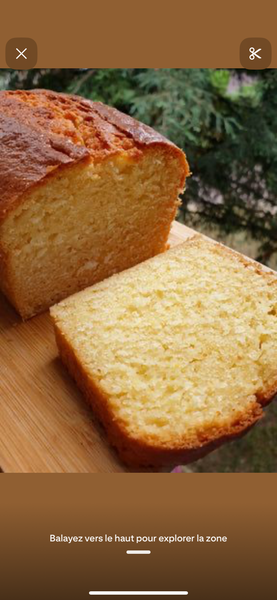 Cake au yaourt moelleux