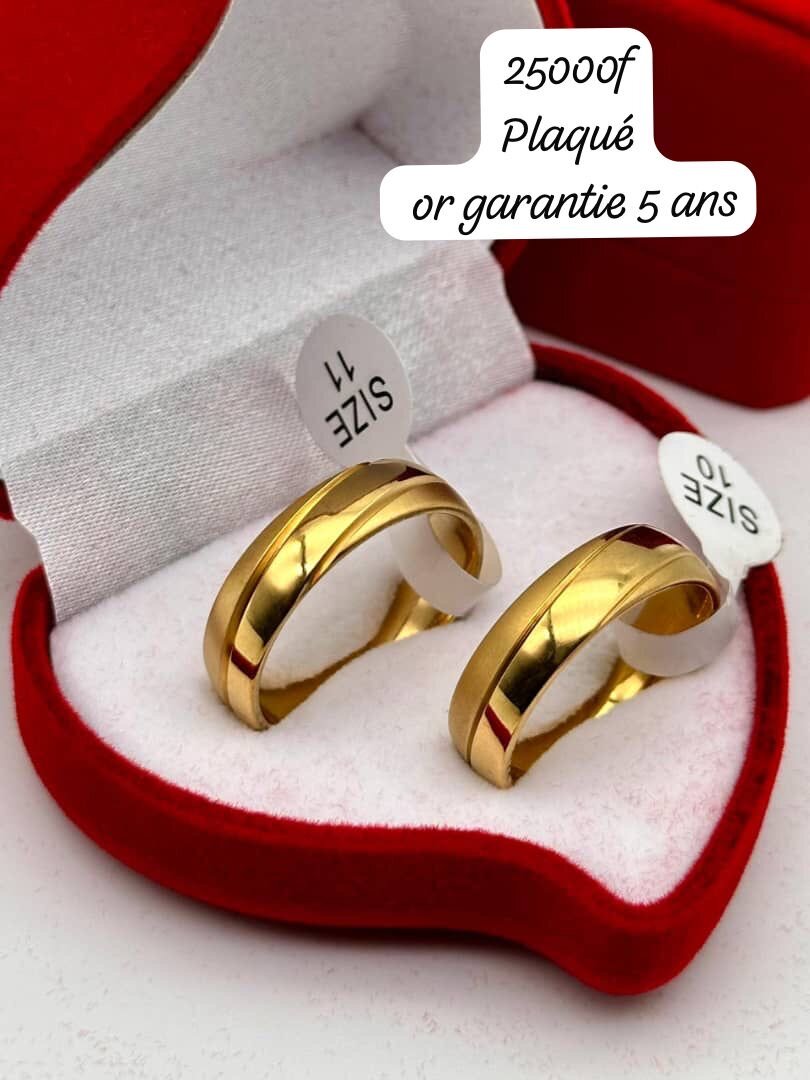 Bagues Alliances Plaqué Or