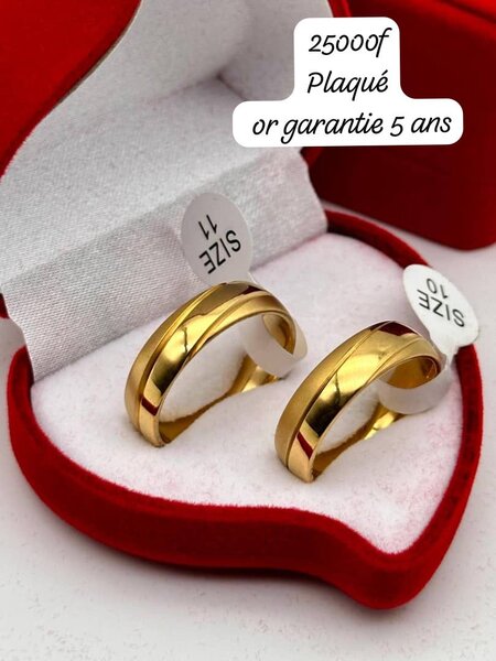 Bagues Alliances Plaqué Or