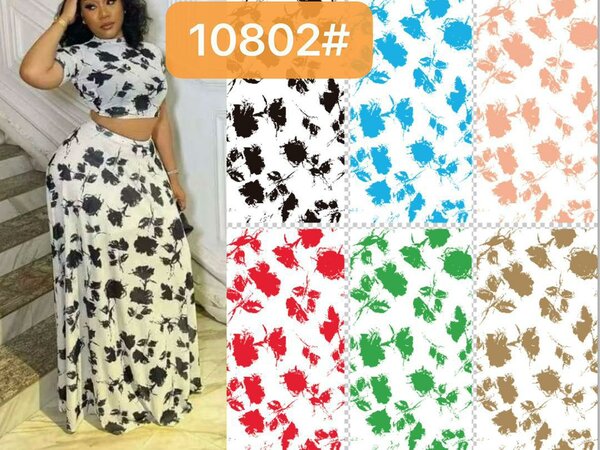 Tenue estivale imprimé floral