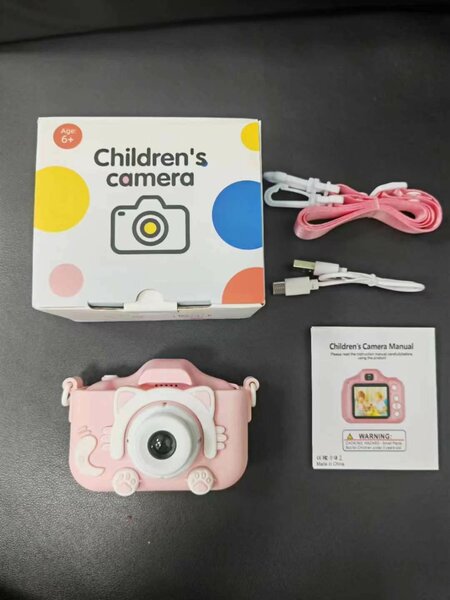 Kids photo video camera snap kit