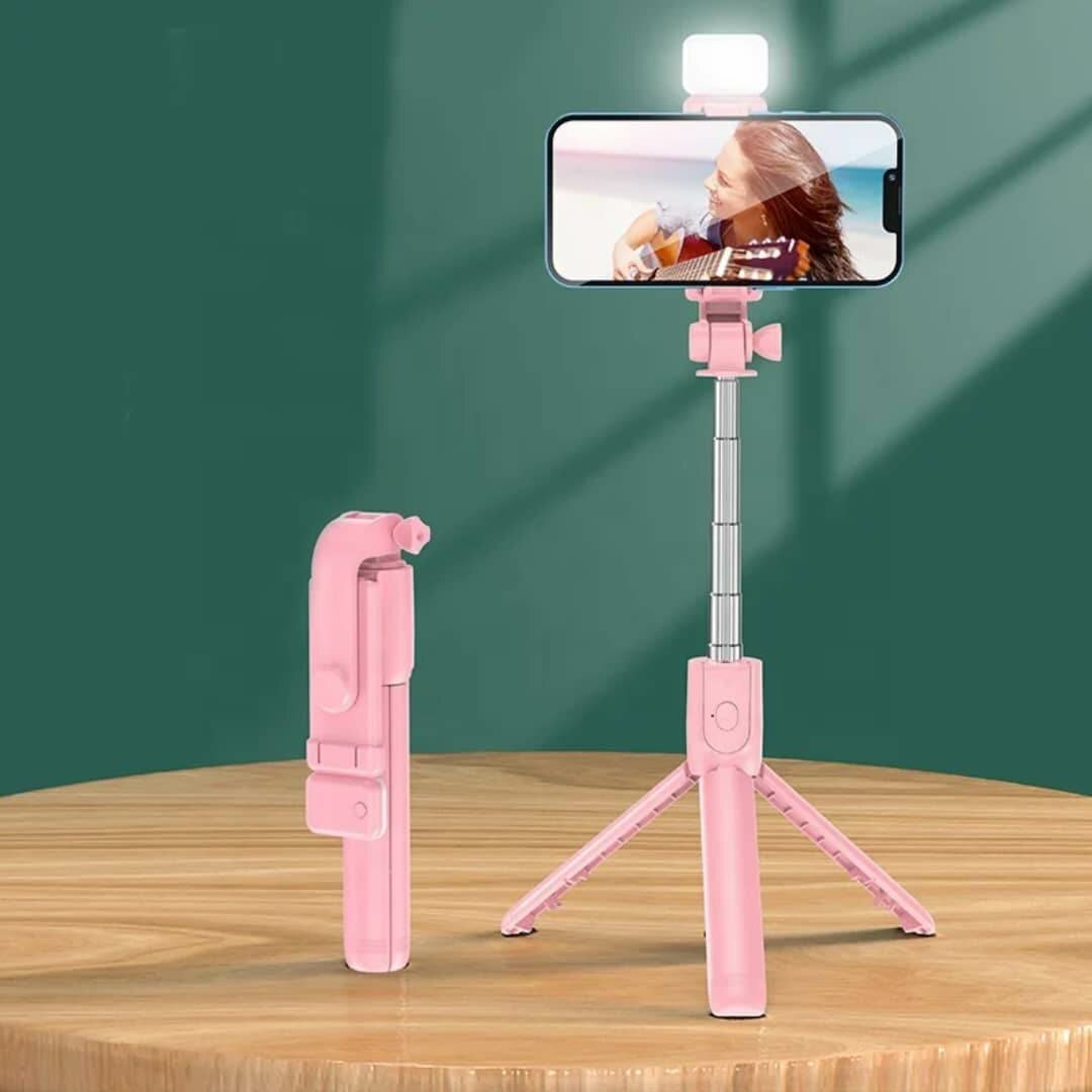 Trépied Selfie Lumière LED