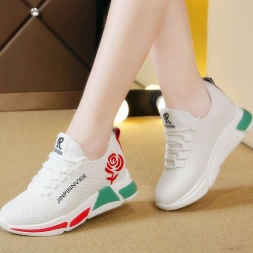 Fashion Soft Sole Low Top Sneakers - White