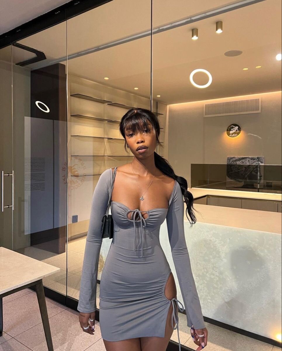 Robe moulante tendance femme