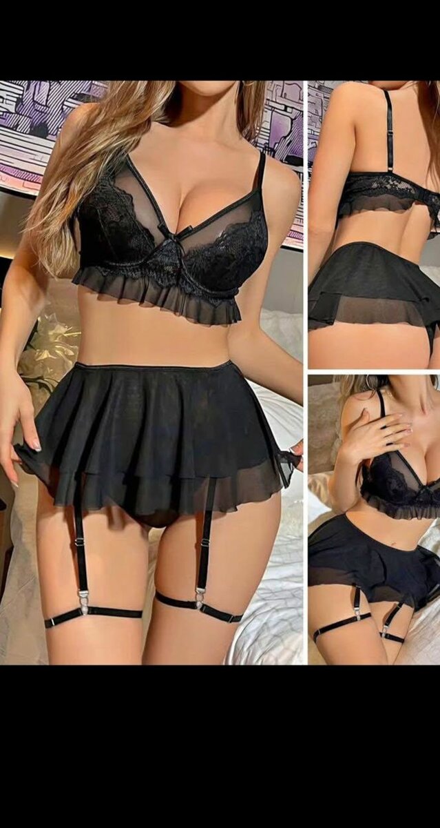 Ensemble lingerie sexy dentelle