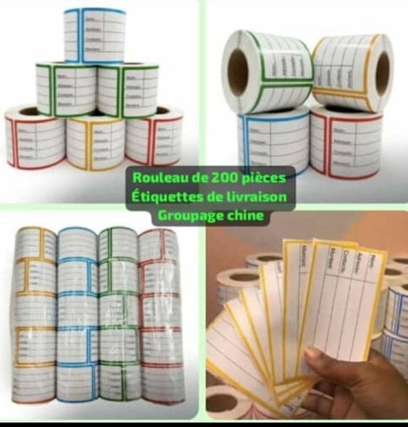 Étiquettes de Livraison Auto-adhésives