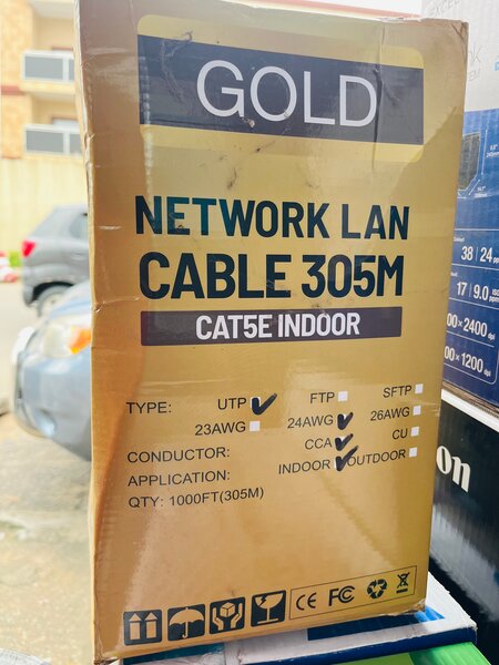 Câble Réseau LAN CAT5E Gold 305M