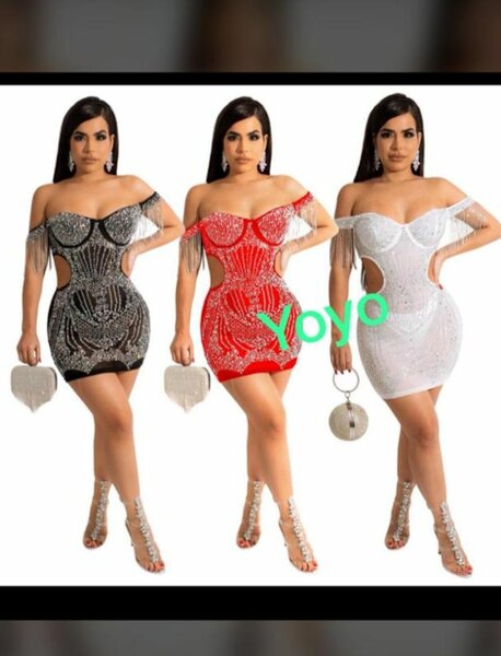 Robe soirée étincelante